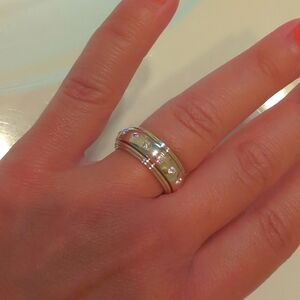 Elegant 925 Stamped Silver Women's Ring